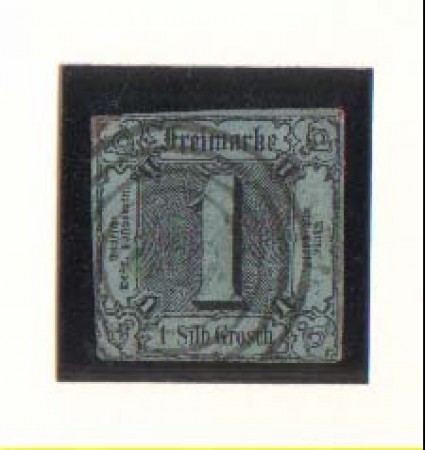 STATI DEL NORD - 1852 -  LBF/2378 - 1s. AZZURRO - USATO
