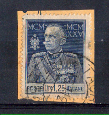 1925 - LOTTO/REG188U - REGNO - 1.25 LIRE GIUBILEO D.13,5 - USATO