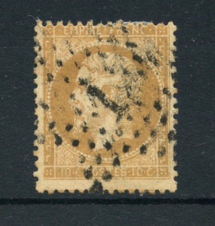 1862 - LOTTO/16682A - FRANCIA - 10cent . BISTRO  NAPOLEONE - USATO