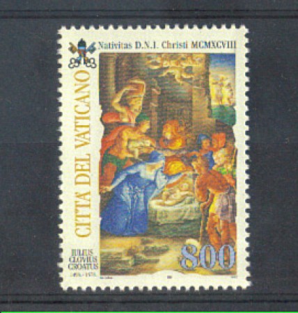 1998 - LOTTO/5741 - VATICANO - NATALE 1v. - NUOVO