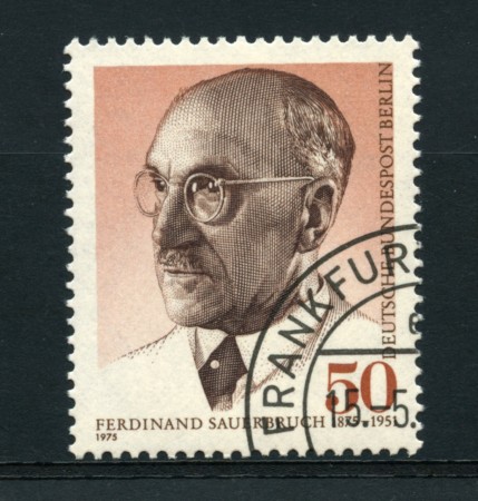 1975 - LOTTO/15580U  - BERLINO - F. SAUERBRUCH -  USATO