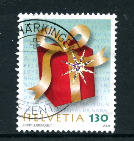 2009 - LOTTO/22873 - SVIZZERA - 130c. NATALE - USATO