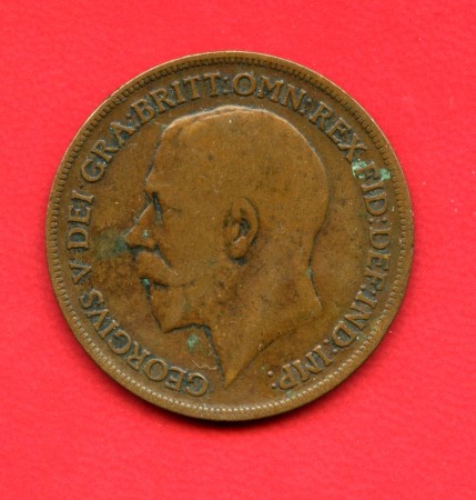 1920 - GRAN BRETAGNA - 1 PENNY GIORGIO V° - LOTTO/M37755