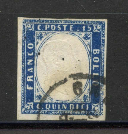 1863 - REGNO - LOTTO/39947 -  15c. AZZURRO VITTORIO EMANUELE II° - USATO