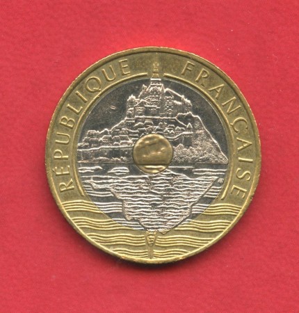 1992 - FRANCIA - LOTTO/M39185 - 20 FRANCHI MONT.ST. MICHEL