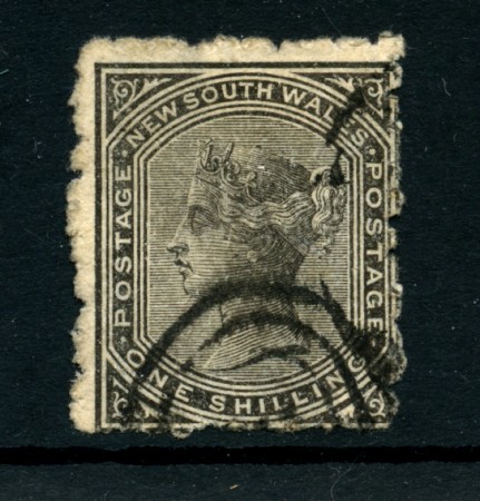 1871/82 - LOTTO/24363 - NUOVO GALLES DEL SUD - 1 Sc. NERO - USATO