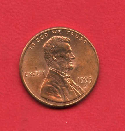 1993D - STATI UNITI - 1 CENT. LINCOLN - LOTTO/M26239