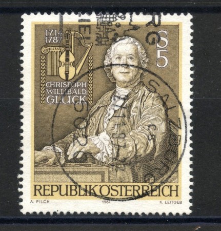 1987 - AUSTRIA - WILLIBALD  GLUCK - USATO - LOTTO/39550