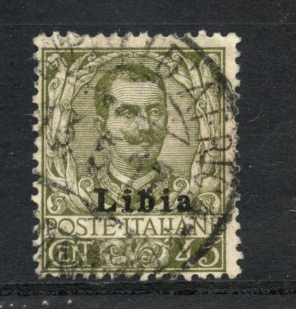1917/1918 - LIBIA - LOTTO/24964A - 45 CENTESIMI VITTORIO EMANUELE III° - USATO