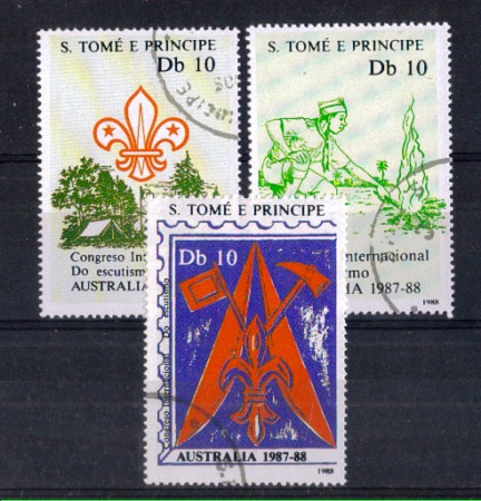 1988 - LOTTO/658 - S. TOME' E PRINCIPE  - SCOUTS