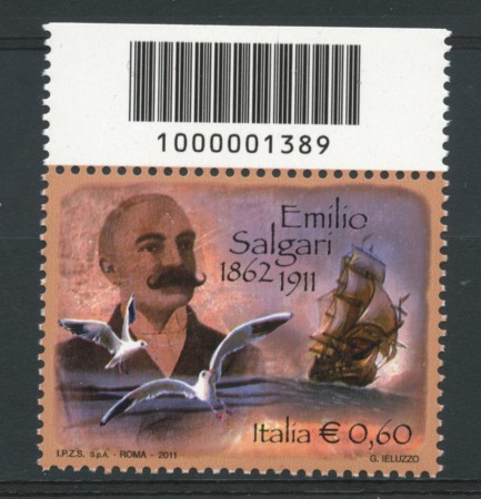 2011 - LOTTO/15393CB - EMILIO SALGARI NUOVO - CODICE A BARRE
