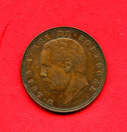 1884 - PORTOGALLO - LOTTO/M42278 - 10 REIS  LUIS I°