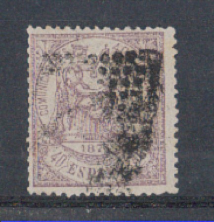 1874 - LBF/2771 - SPAGNA - 40c. VIOLETTO GIUSTIZIA
