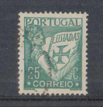 1931 - LOTTO/9688GU - PORTOGALLO - 25c. GRIGIO VERDE - USATO