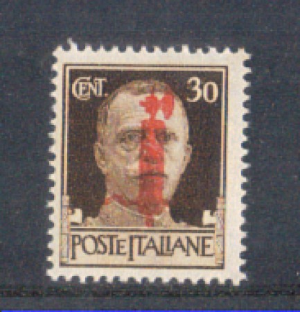 1944 - LOTTO/RSI491N - RSI - 30c. SOPRASTAMPATO - NUOVO