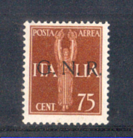 1944 - LOTTO/RSIA119L - RSI - 75c. POSTA AEREA - LING.