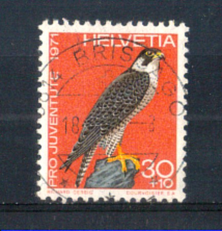 1971 - LOTTO/SVI893U - SVIZZERA - 30+10c. PRO JUVENTUTE - USATO