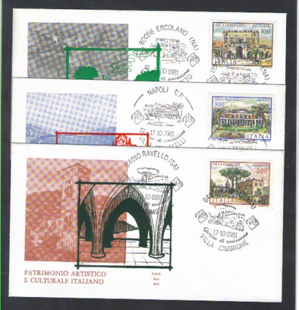 1981 - LOTTO/6753Z - REPUBBLICA - VILLE 2° SERIE - FDC