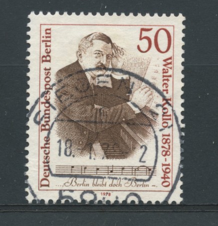 1978 - LOTTO/15611U - BERLINO - WALTER KOLLO -  USATO