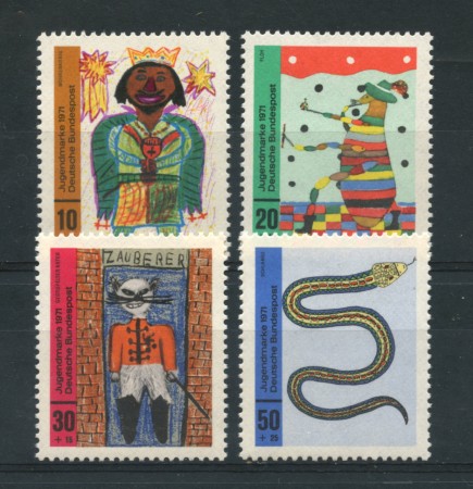 1971 - LOTTO/18909 - GERMANIA FEDERALE - PRO GIOVENTU' 4v. -  NUOVI