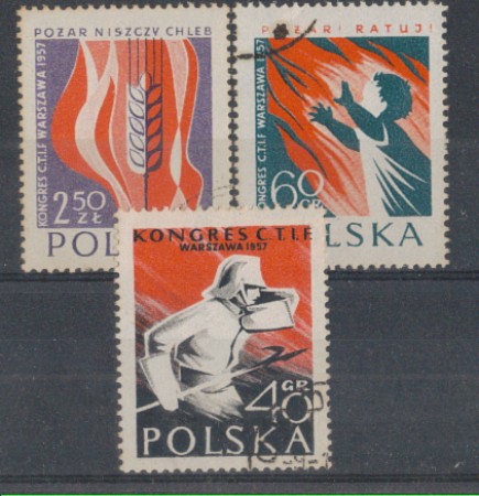 1957 - LOTTO/784 - POLONIA LOTTA AL FUOCO