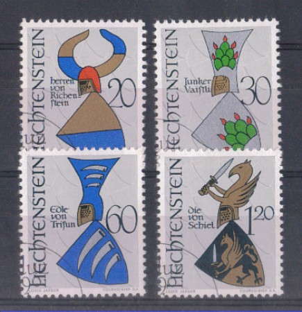 1966 - LOTTO/4589U - LIECHTENSTEIN - STEMMI NOBILIARI - USATI