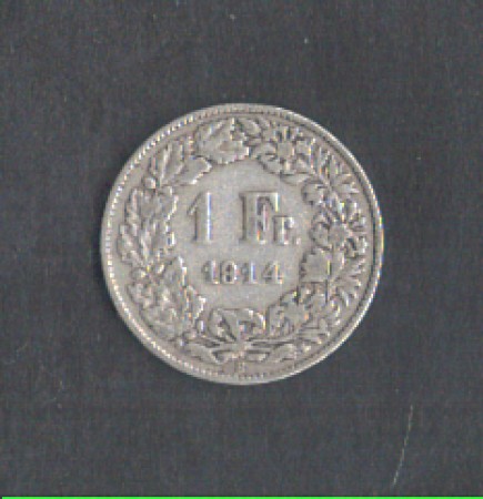 1914 - LOTTO/MSVI1914F - SVIZZERA - 1 FRANCO ARGENTO