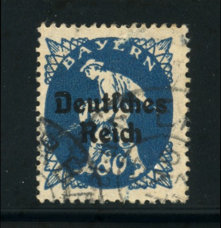 1920 - LOTTO/17836 - GERMANIA REICH - 80pf. OLTREMARE - USATO