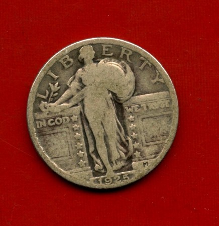 1925 - STATI UNITI - 1/4 DI DOLLARO ARGENTO - LOTTO/M31689