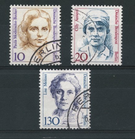 1988 - LOTTO/15738U - BERLINO - DONNE CELEBRI 3v. - USATI
