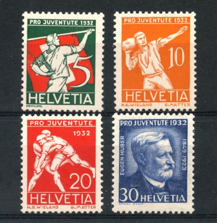 1932 - LOTTO/21131 - SVIZZERA - PRO JUVENTUTE 4v. - NUOVI