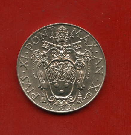 1931 - VATICANO - 2 LIRE PIO XI° - LOTTO/M30923
