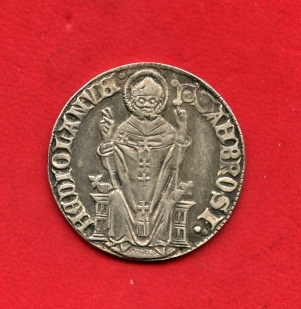 MILANO - LOTTO/M48085 - 1 GROSSO GIOVANNI VISCONTI  RIPRODUZIONE ARGENTO