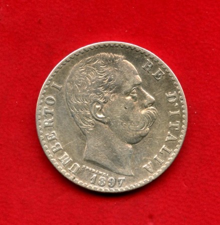 1897 - REGNO - LOTTO/M47737 - 2 LIRE ARGENTO RE UMBERTO I°