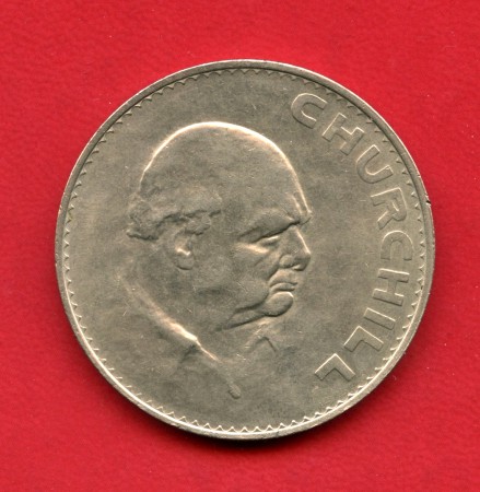 1965 - GRAN BRETAGNA - 1 CROWN CHURCHILL - LOTTO/M37748