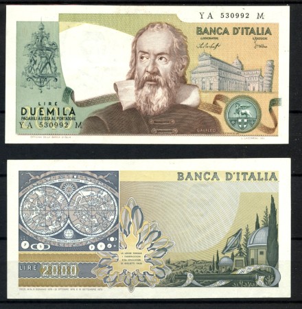 1976 - REPUBBLICA - LOTTO/38457 - 2000 LIRE  GALILEO GALILEI 