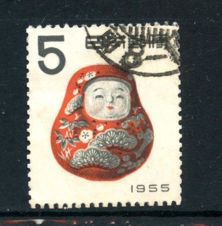 1954 - GIAPPONE - NUOVO ANNO - USATO - LOTTO/25714