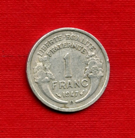 1947 B  - LOTTO/M21781 - FRANCIA - 1 FRANCO CORNUCOPIA