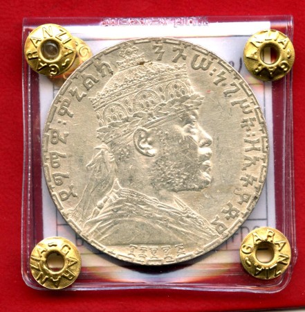 1902 - ETIOPIA - LOTTO/M41813  - BIRR ARGENTO MENELIK