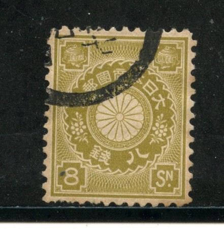 1899/902 - GIAPPONE - 8s. VERDE OLIVA - USATO - LOTTO/29675