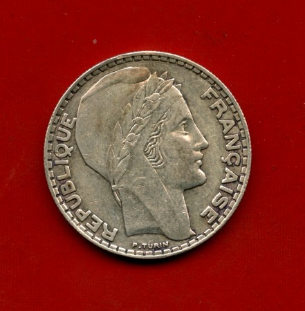 1933 - FRANCIA - 20 FRANCHI ARGENTO - LOTTO/M30991