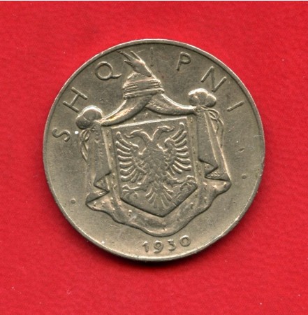 1930 - ALBANIA - 1/2 LEK - LOTTO/M32443