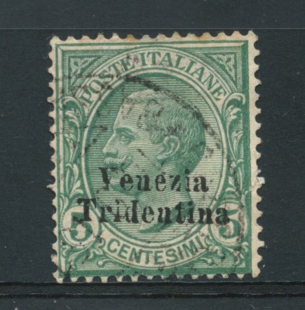 1918 - LOTTO/14917 - TRENTINO - 5c. VERDE  - USATO