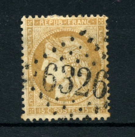 1871/75 - LOTTO/16692 - FRANCIA - 15 cent. CERERE - USATO