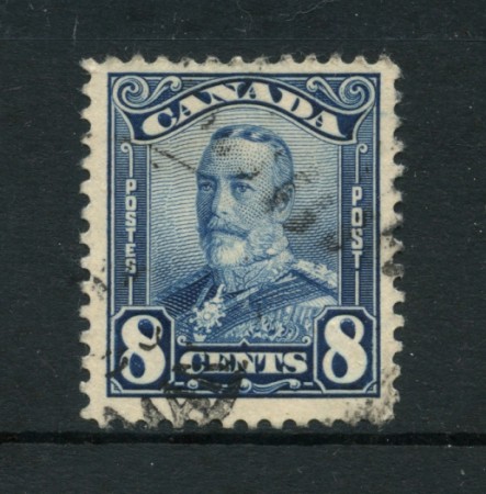 1928 - LOTTO/20494 - CANADA - 8c.  GIORGIO V° - USATO