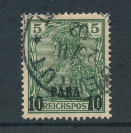 1900 - GERMANIA LEVANTE - LOTTO/20822 - 10pa su 5p. VERDE USATO