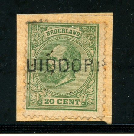 1872/88 - LOTTO/21262 - OLANDA - 20 CENT. VERDE - USATO