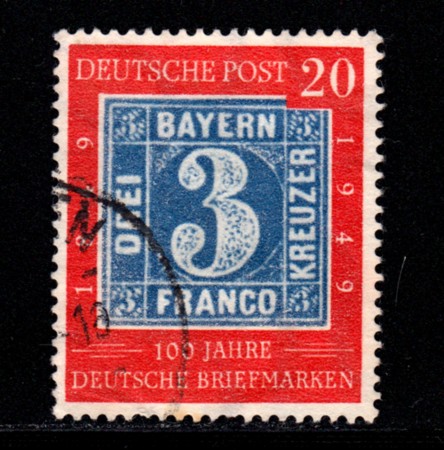 1949 - LOTTO/12962 - GERMANIA - 20p. CENTENARIO FRANCOBOLLO - USATO