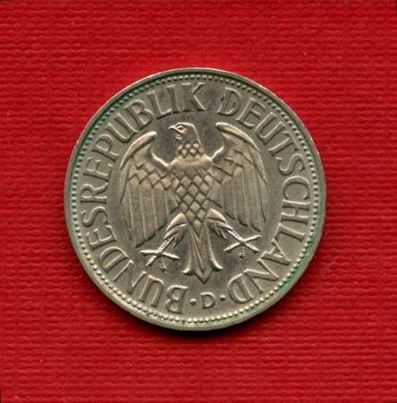 1957 D - LOTTO/M22557 - GERMANIA - 1 MARCO  ZECCA D