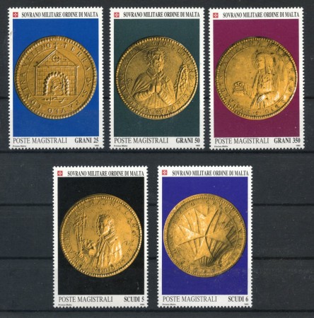1992 - SOVRANO MILITARE DI MALTA - LOTTO/39234 - MEDAGLIE  5v. - NUOVI